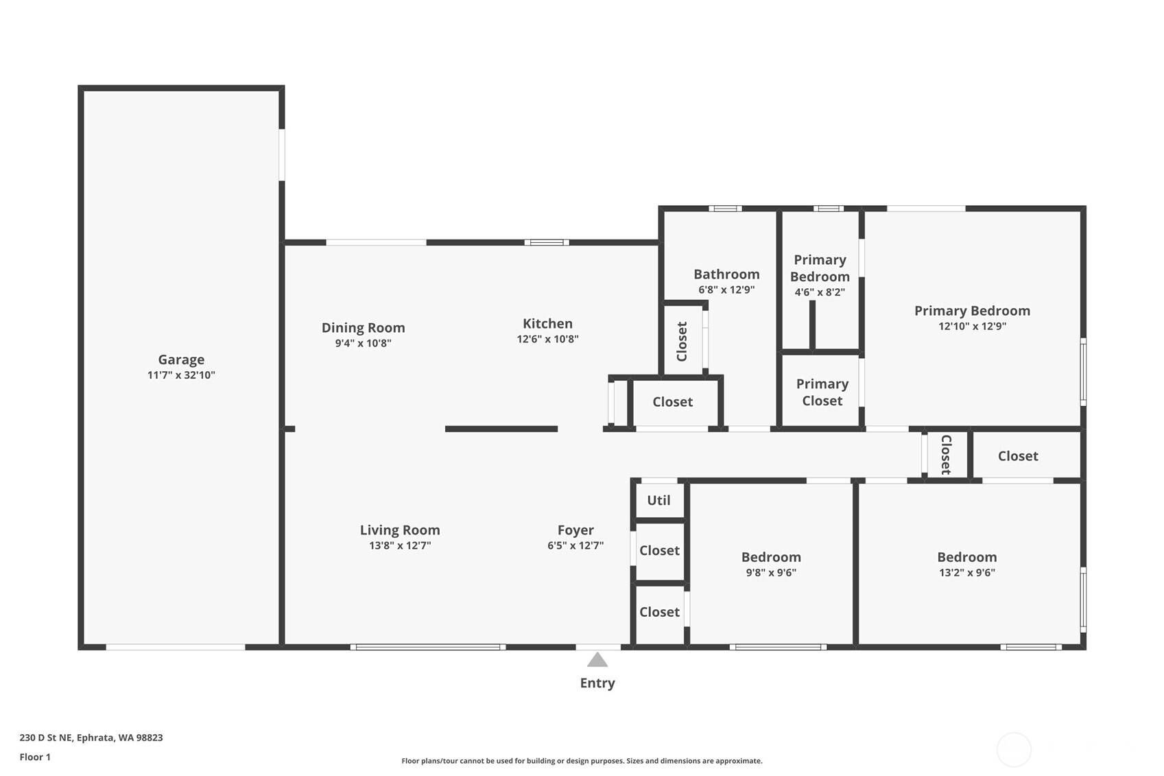 Ephrata, WA 98823,230 D ST NE