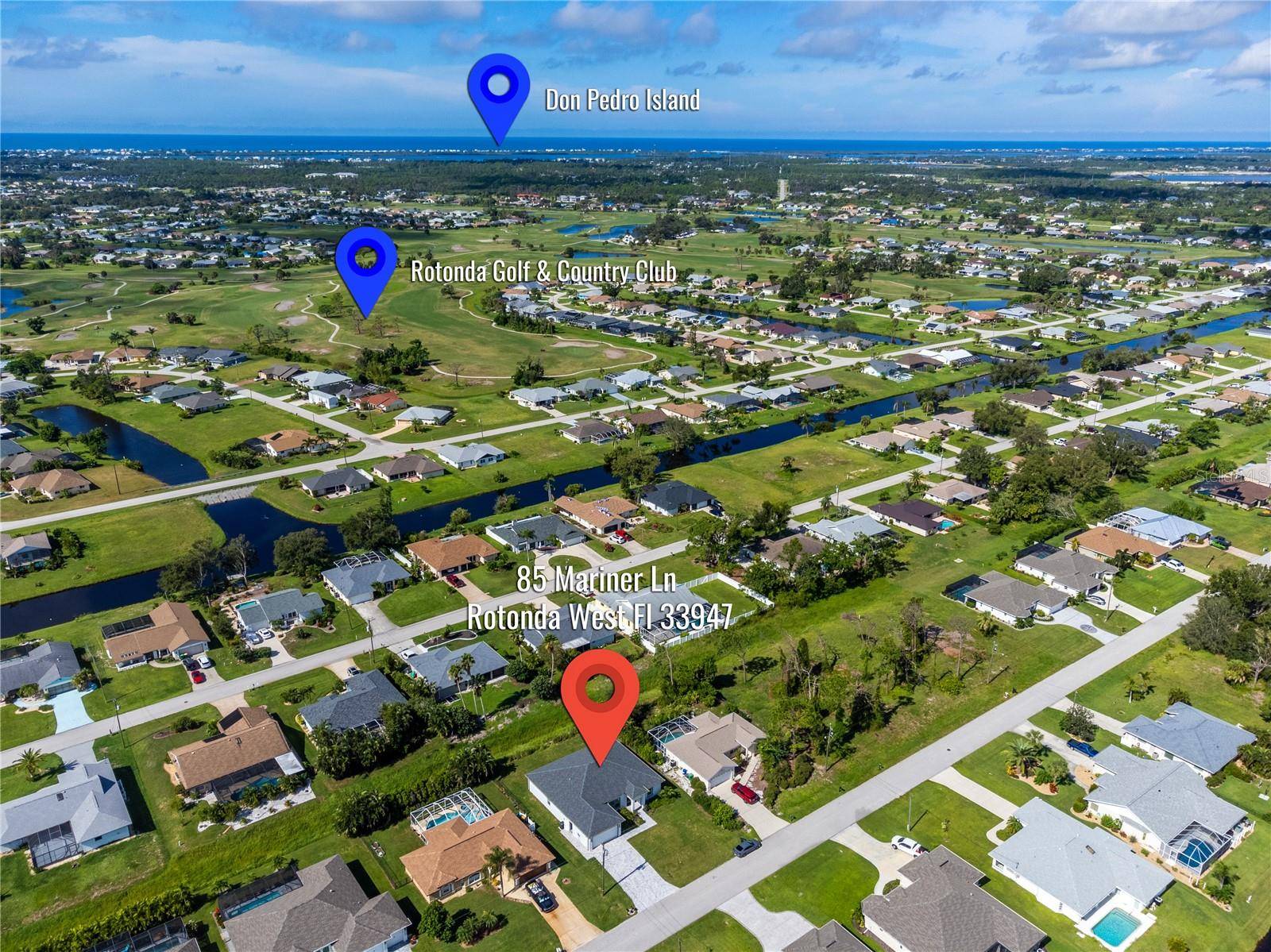 Rotonda West, FL 33947,85 MARINER LN