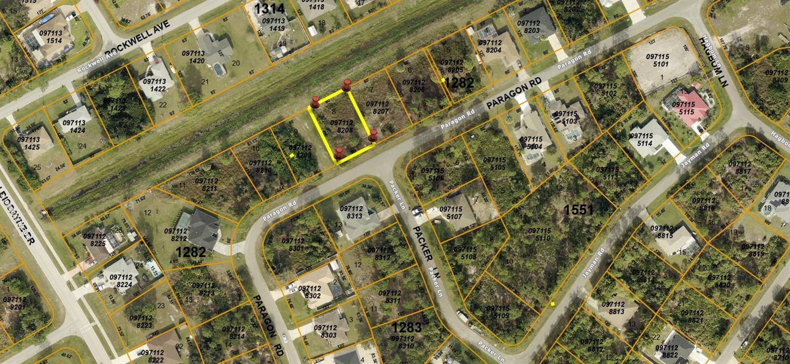 North Port, FL 34291,Lot 8 PARAGON RD