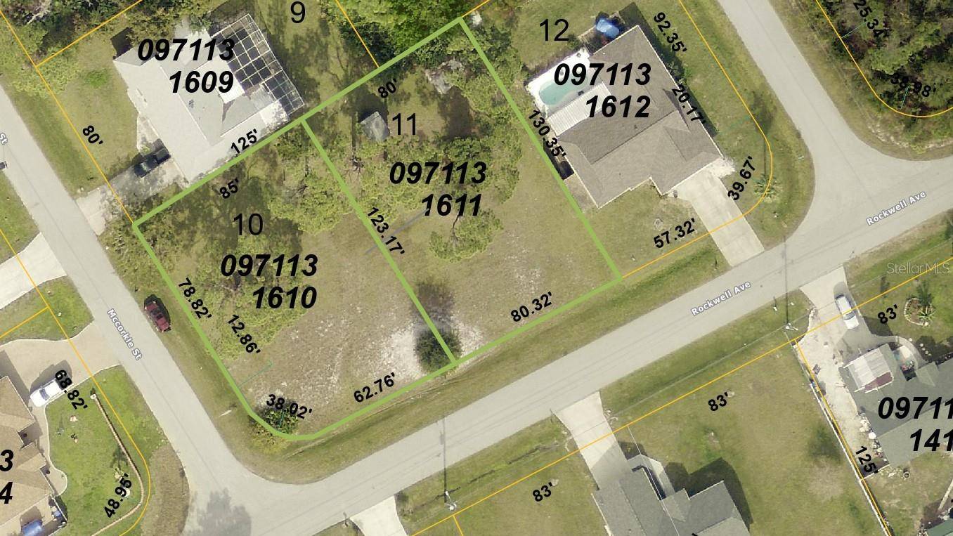 North Port, FL 34291,0971131610 & 0971131611 ROCKWELL AVE