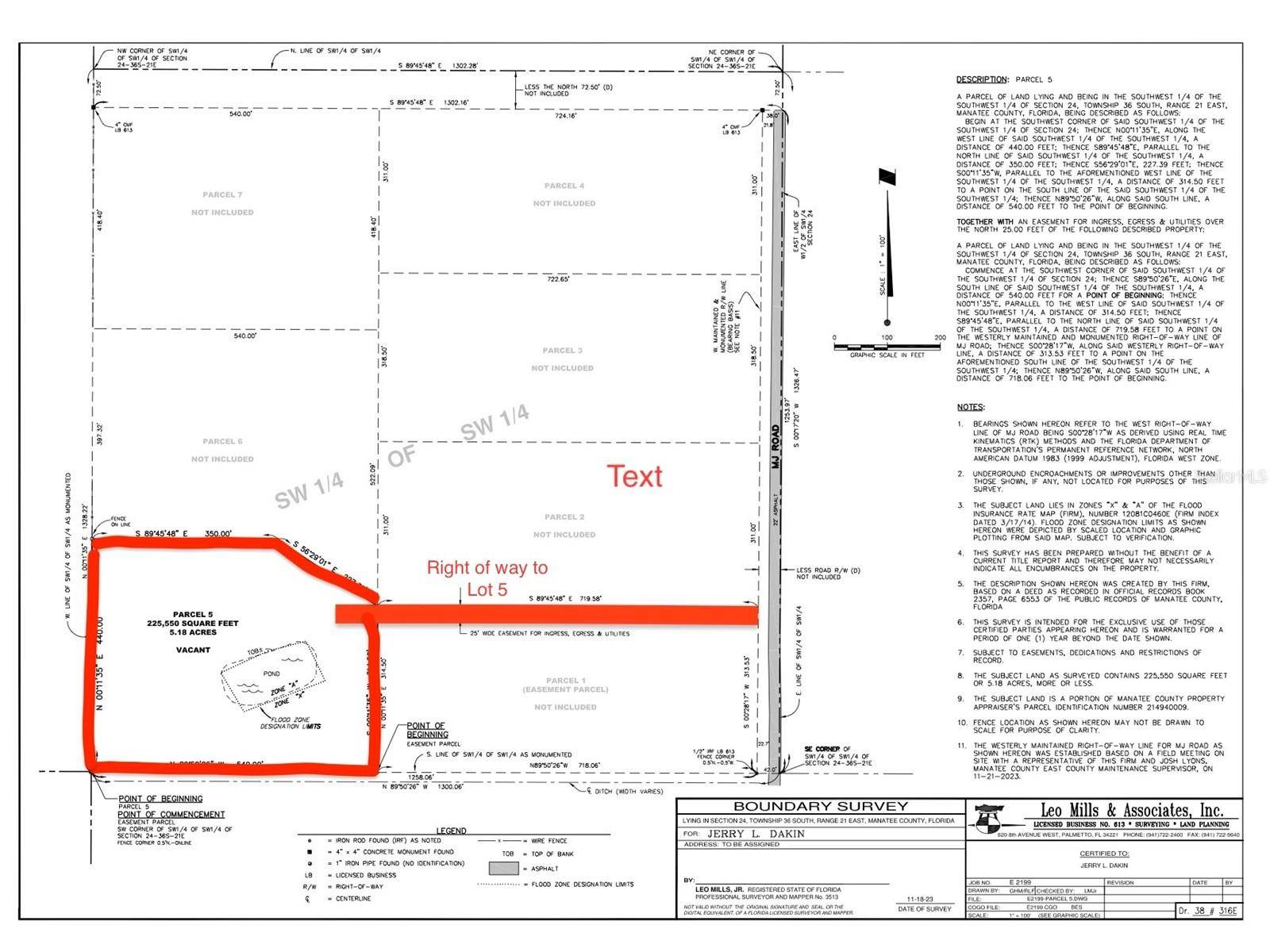 Myakka City, FL 34251,11800-Lot 5 MJ RD