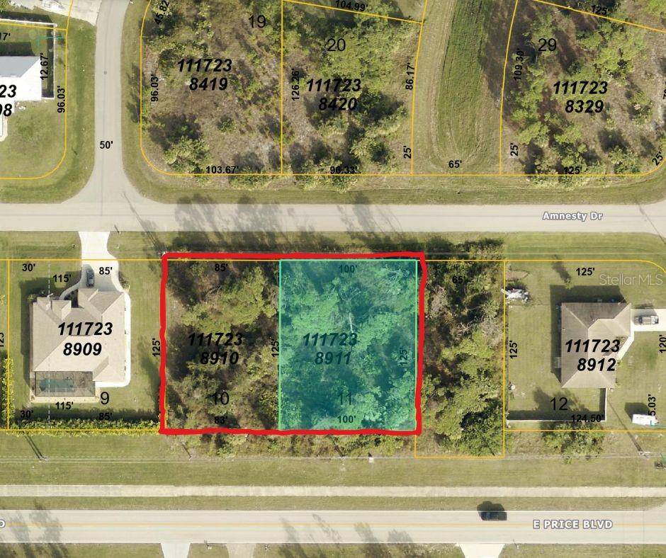 North Port, FL 34288,Lot 10 & 11 AMNESTY DR