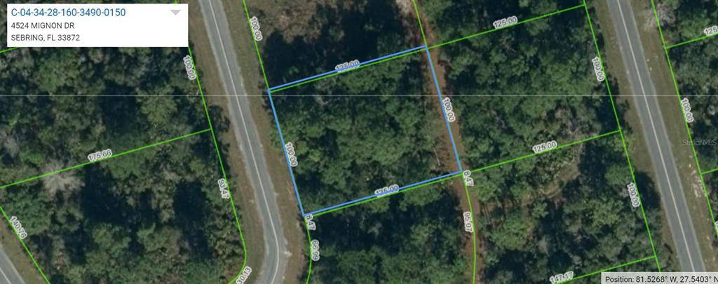 Sebring, FL 33872,4524 MIGNON DR