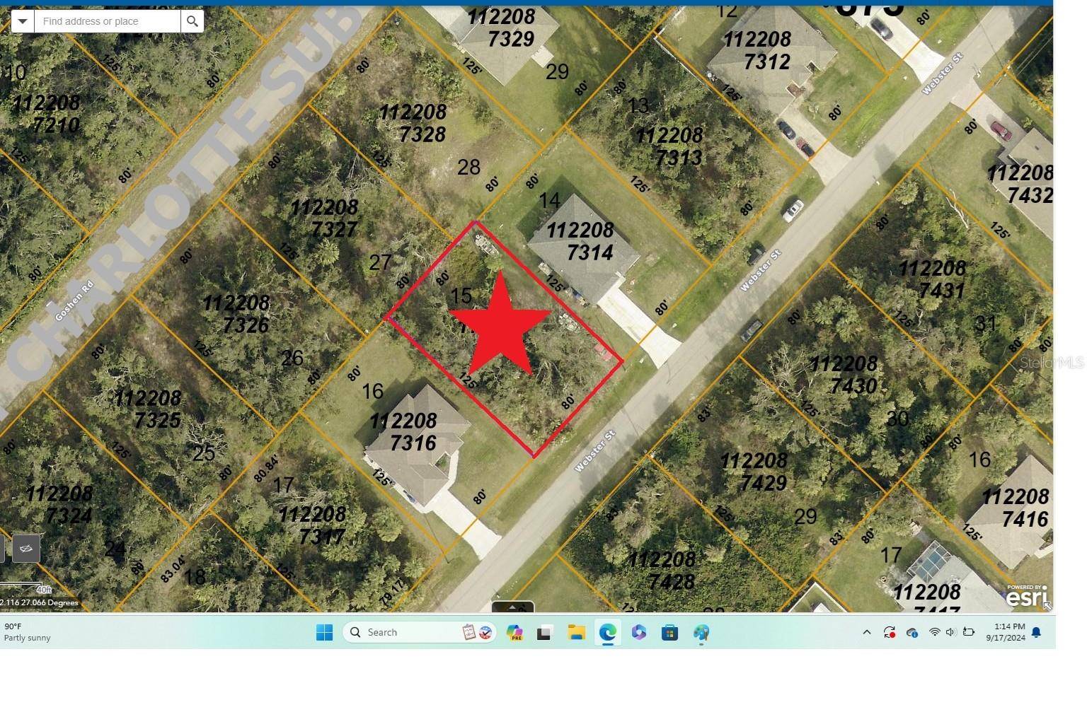 North Port, FL 34288,Lot 15 WEBSTER ST