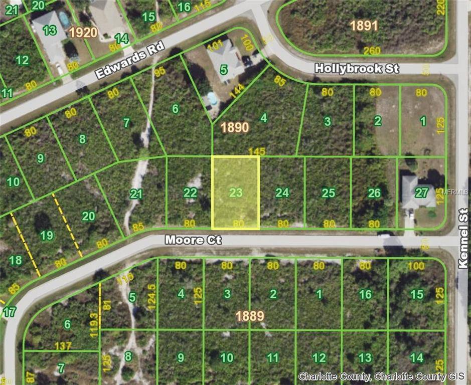 Port Charlotte, FL 33981,12202 MOORE (LOT 23) CT