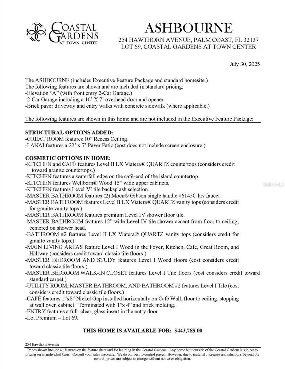 Palm Coast, FL 32164,254 HAWTHORN AVE