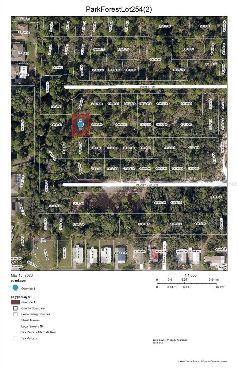 Mount Dora, FL 32757,PARK FOREST LOT 254 BLVD