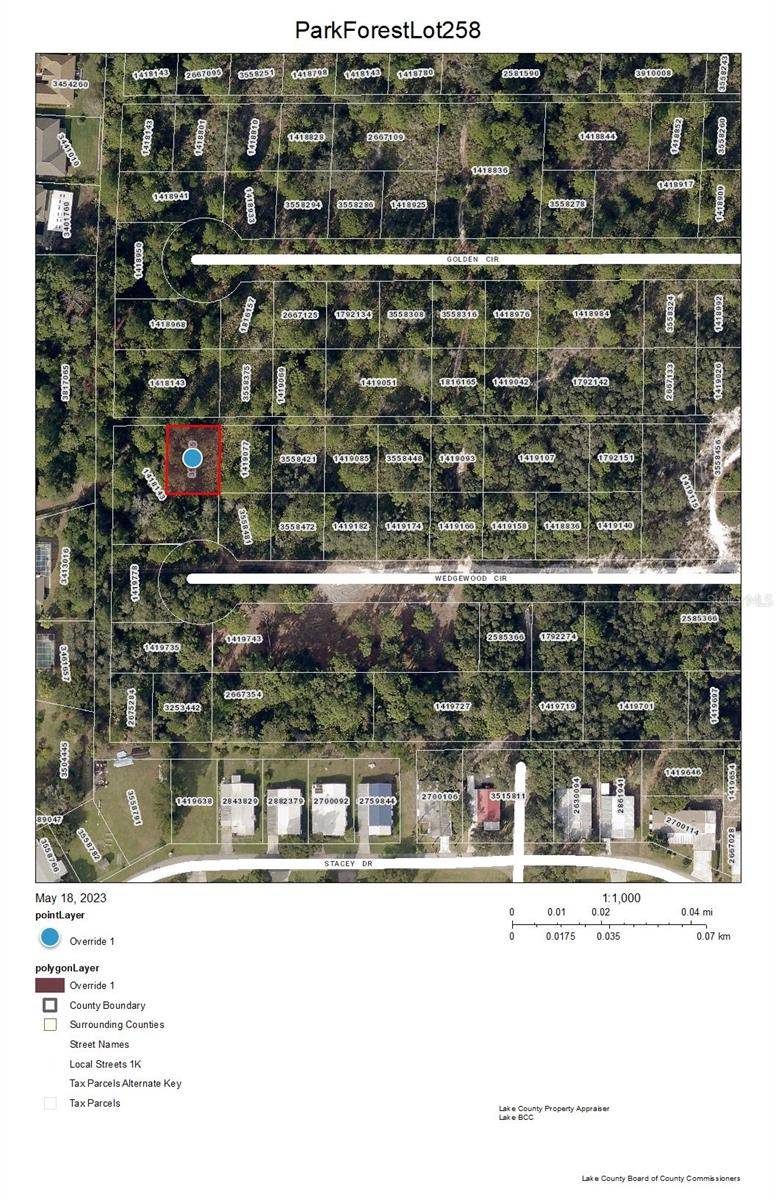 Mount Dora, FL 32757,PARK FOREST LOT 258 BLVD