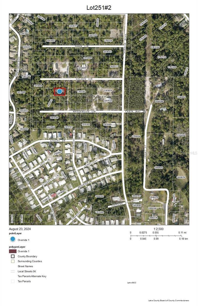 Mount Dora, FL 32757,Lots 251 & 252 BROOKSIDE CIR