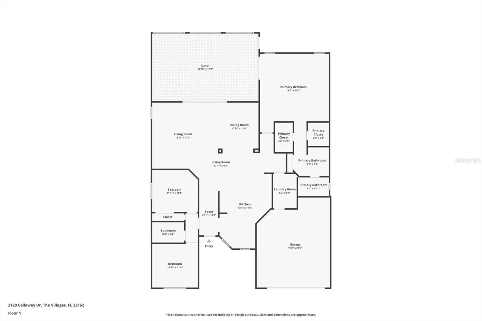 The Villages, FL 32162,2120 CALLAWAY DR