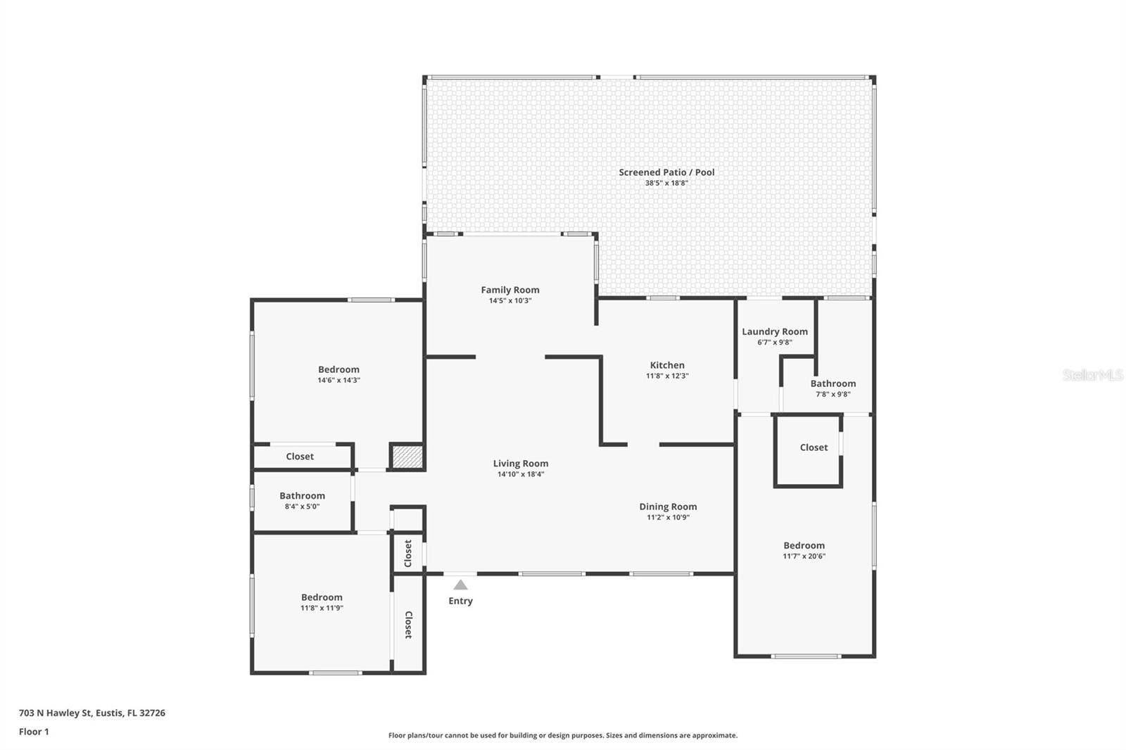 Eustis, FL 32726,703 N HAWLEY ST