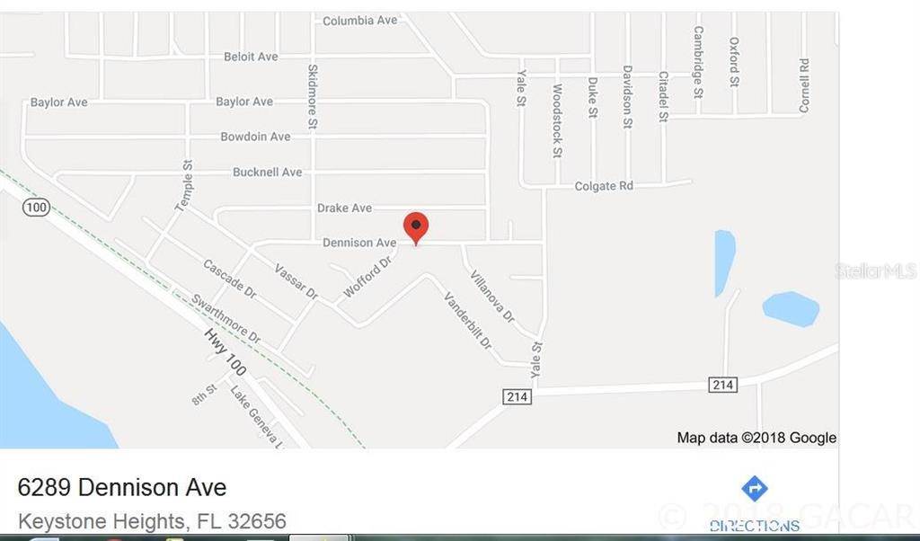 Keystone Heights, FL 32656,6289 Dennison AVE