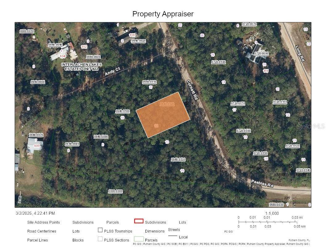 Interlachen, FL 32148,TBD CORNETT RD