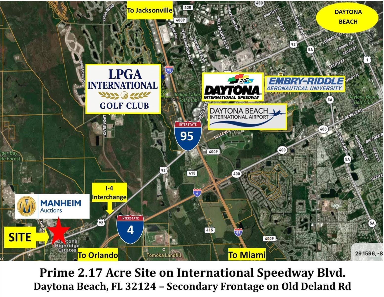Daytona Beach, FL 32124,INTERNATIONAL SPEEEDWAY BLVD W
