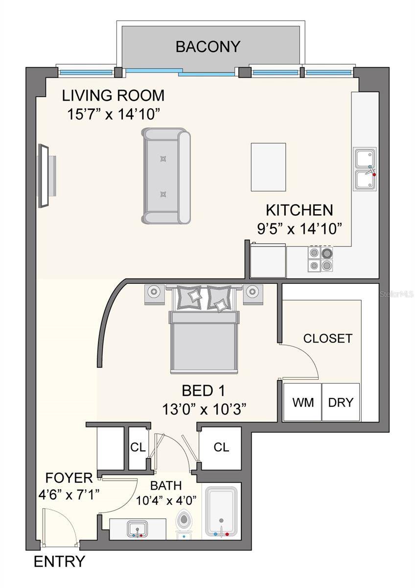 Orlando, FL 32801,155 S COURT AVE #2008