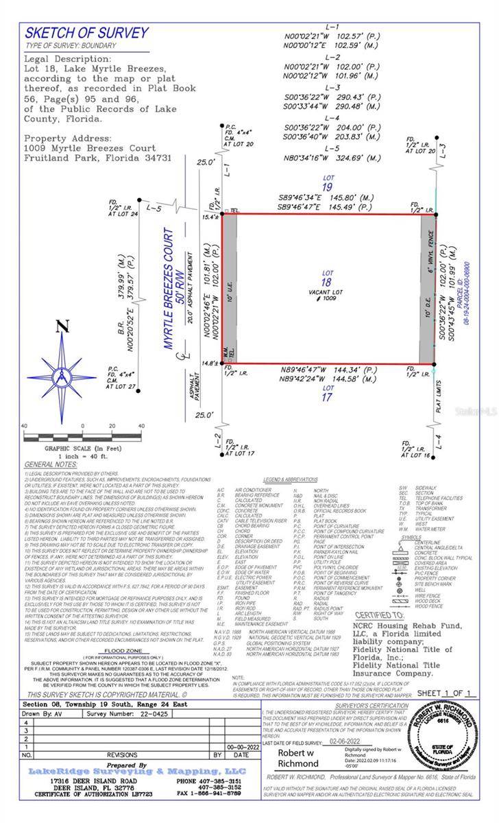 Fruitland Park, FL 34731,1009 MYRTLE BREEZES CT