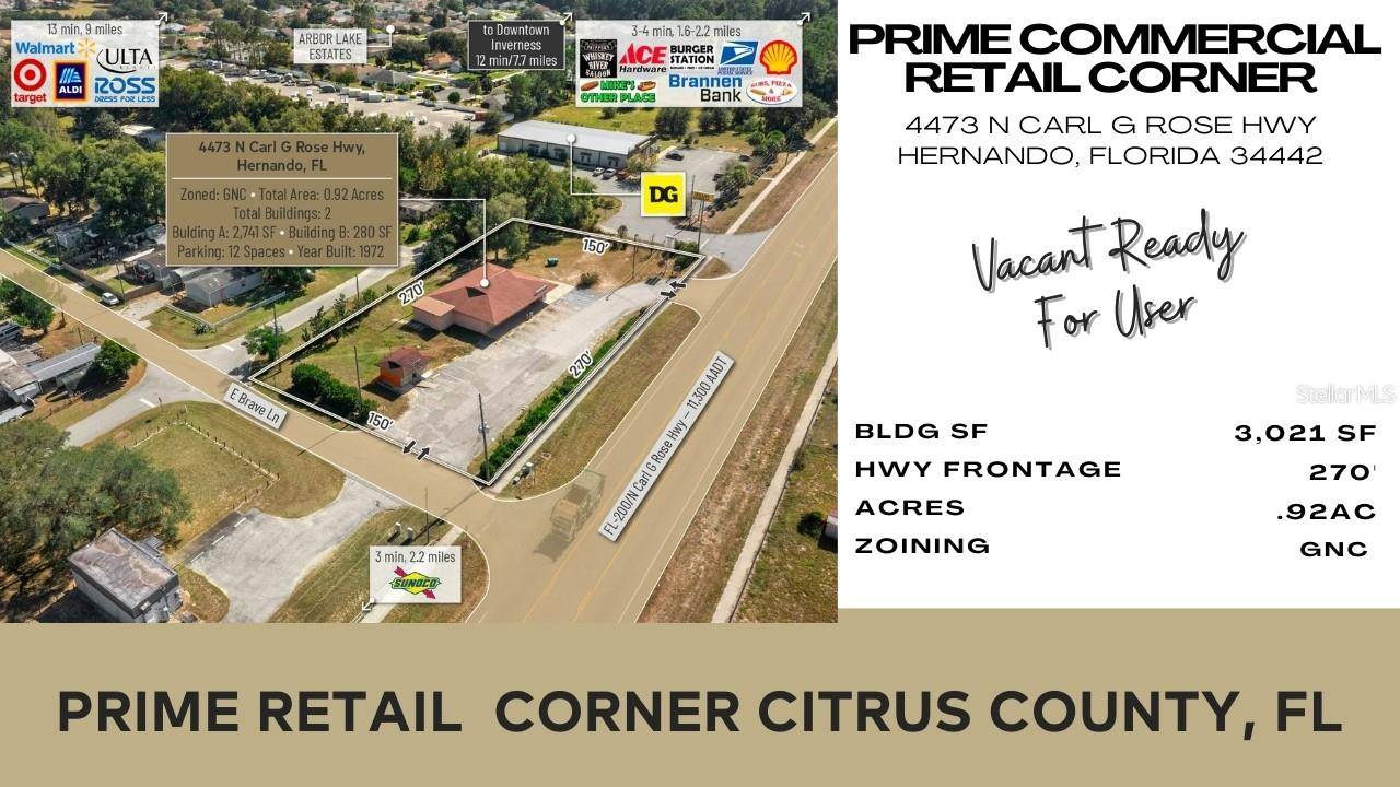 Hernando, FL 34442,4473 N CARL G ROSE HWY