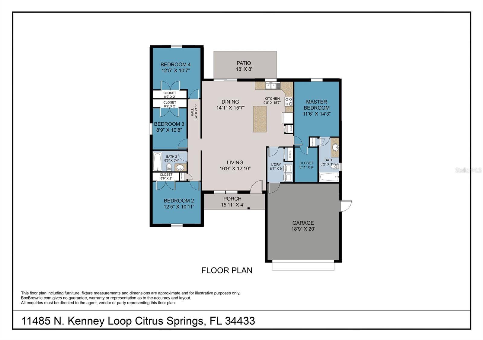 Citrus Springs, FL 34433,11485 N KENNEY LOOP