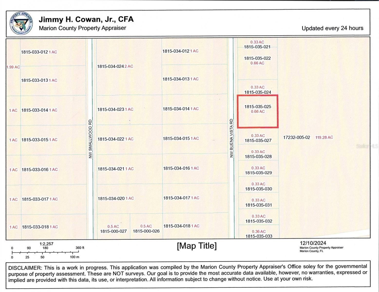 Dunnellon, FL 34431,lot 25,26 NW BUENA VISTA RD