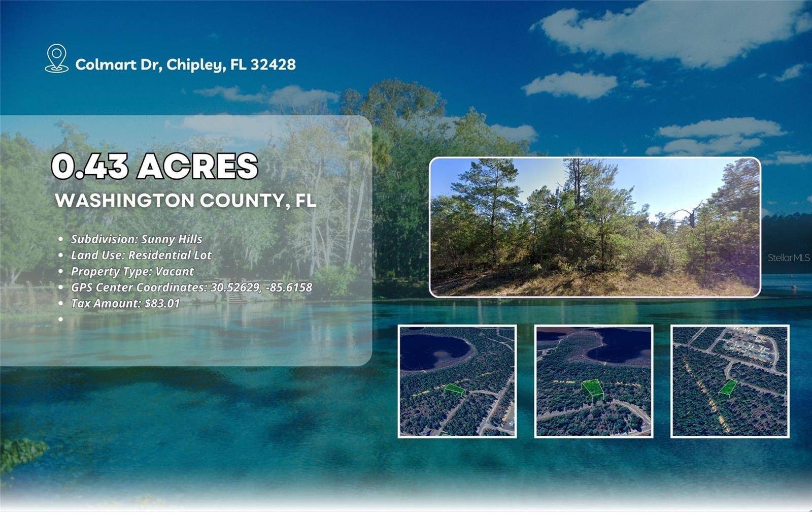 Chipley, FL 32428,Lot 29 COLMART DR