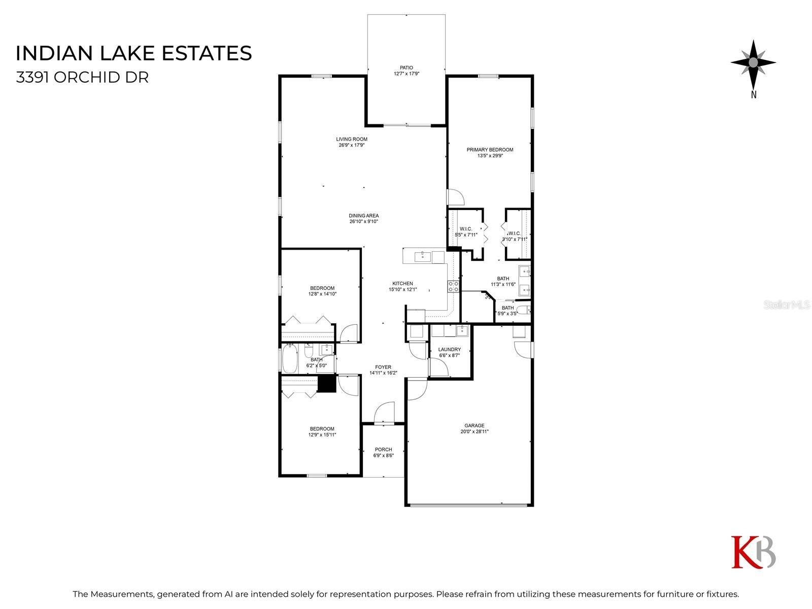 Indian Lake Estates, FL 33855,3391 ORCHID DR