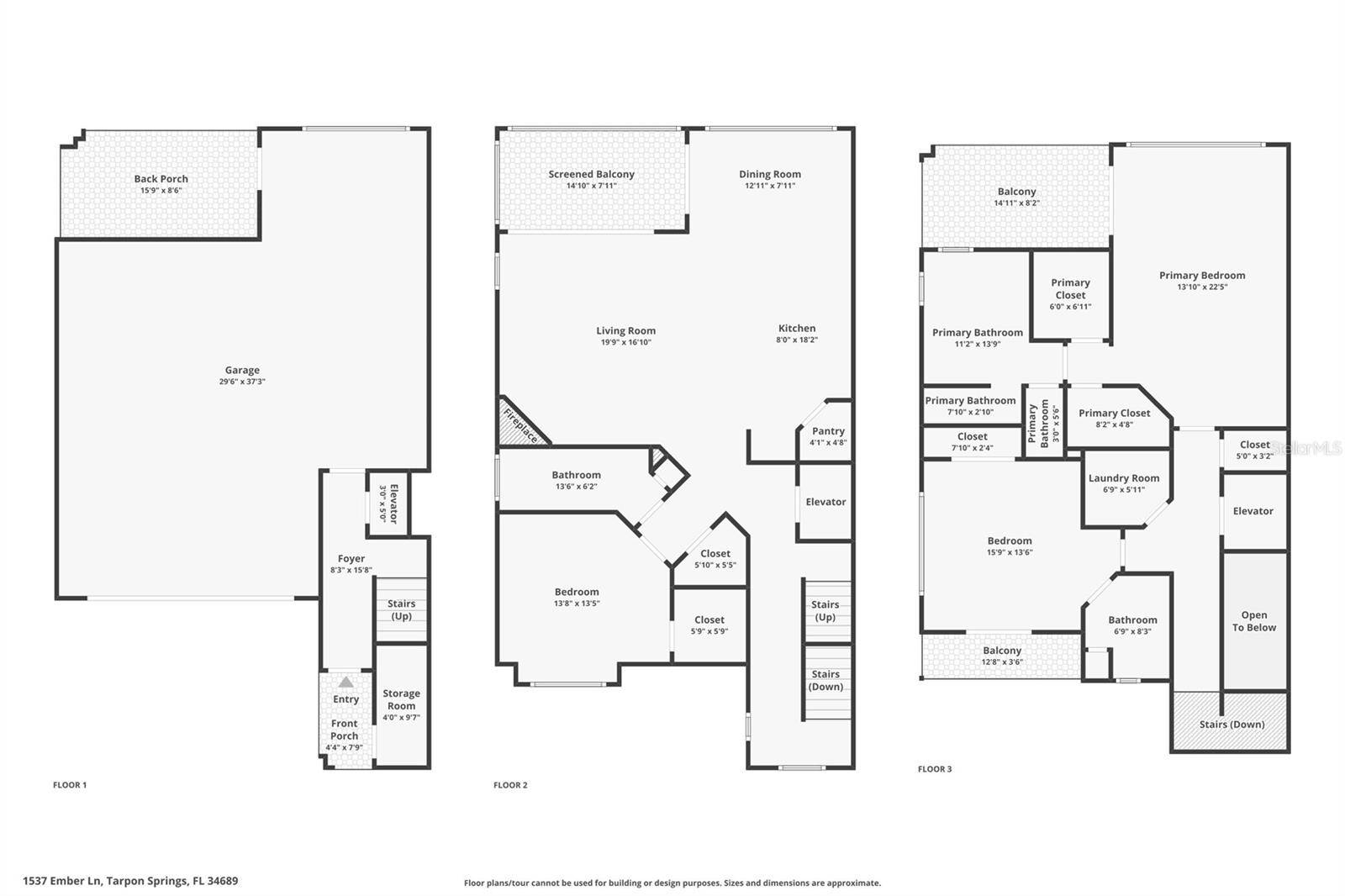 Tarpon Springs, FL 34689,1537 EMBER LN