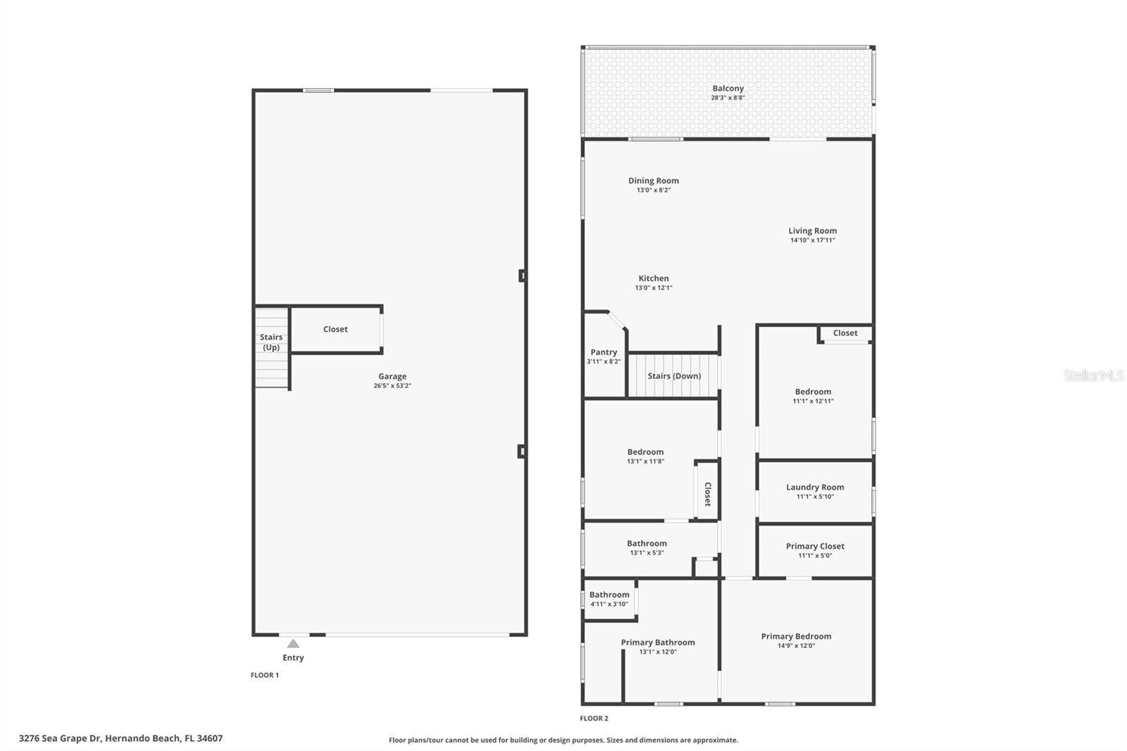 Hernando Beach, FL 34607,3276 SEA GRAPE DR