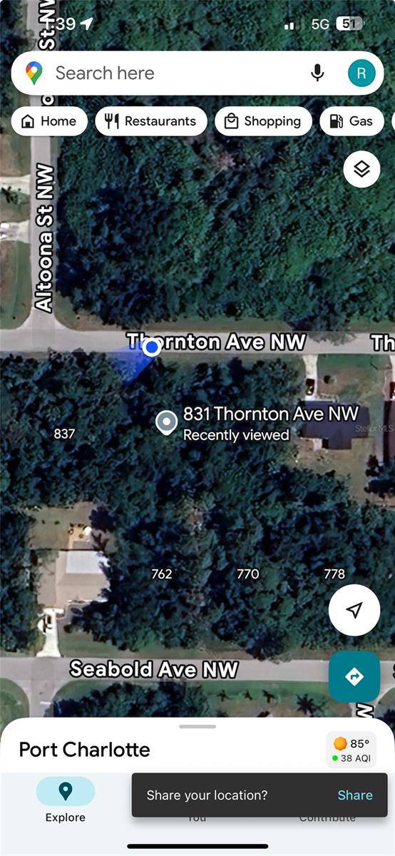 Port Charlotte, FL 33948,831 THORNTON AVE NW