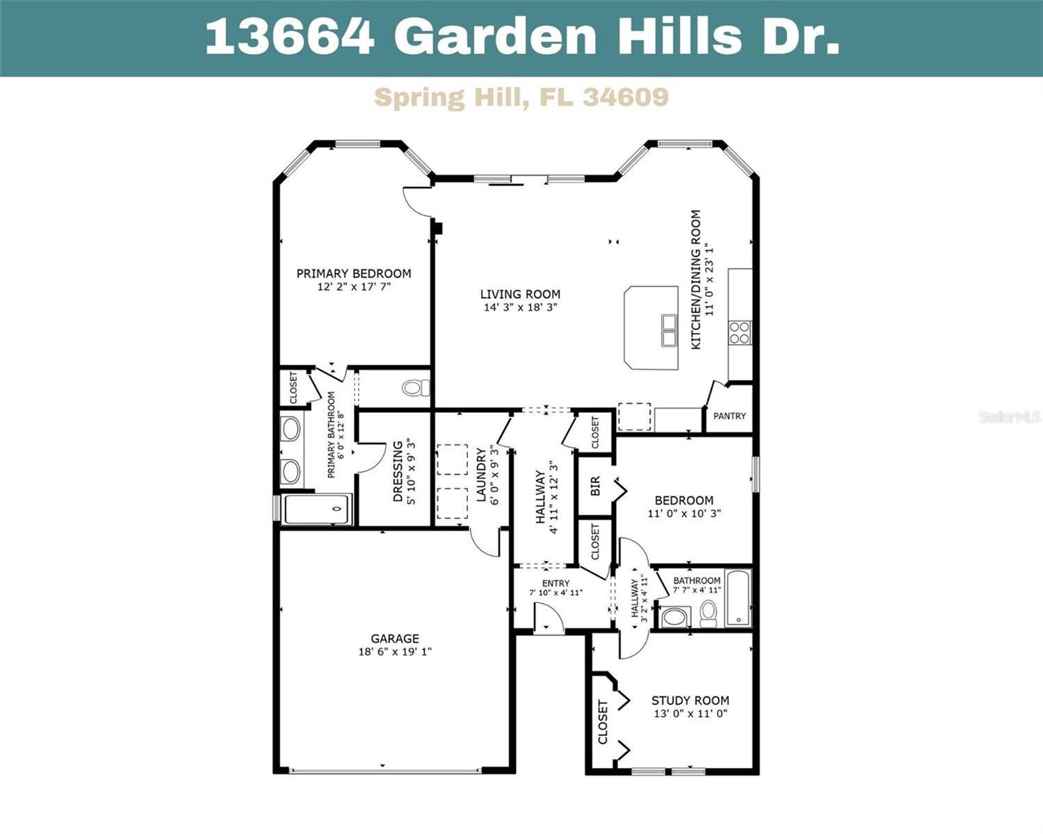 Spring Hill, FL 34609,13664 GARDEN HILLS DR