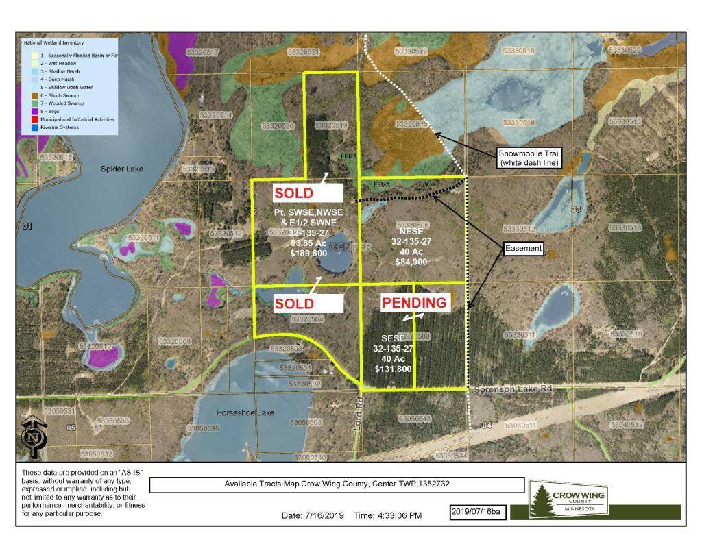 Center Twp, MN 56465,TBD Sorenson Lake Road