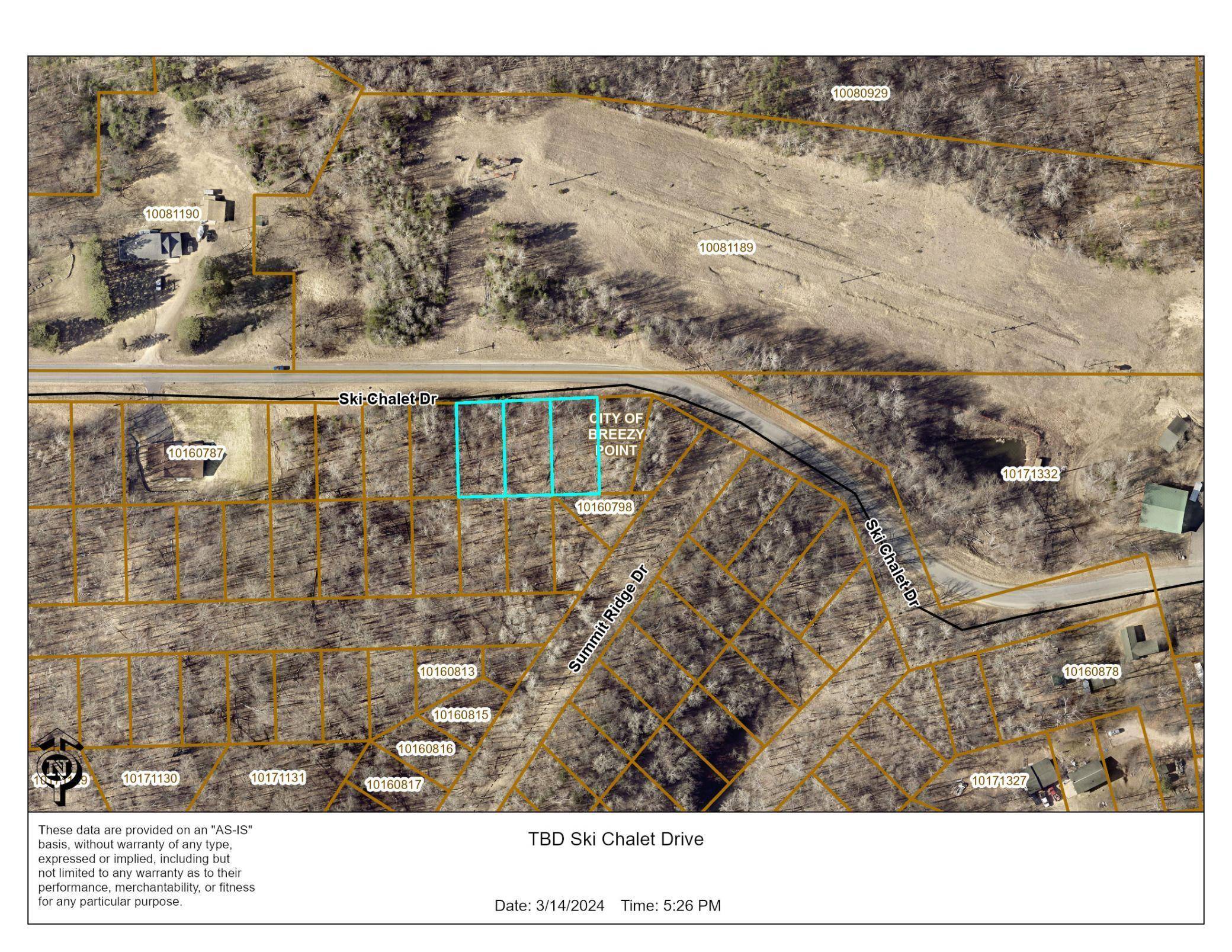 Breezy Point, MN 56472,Lots 129-131 Ski Chalet Drive