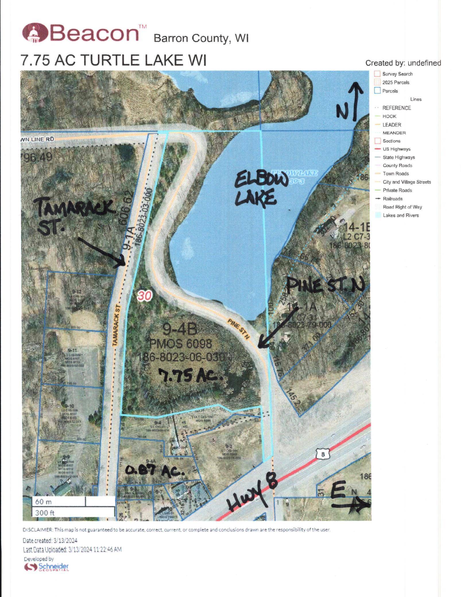 Turtle Lake, WI 54889,XXX Tamarack ST