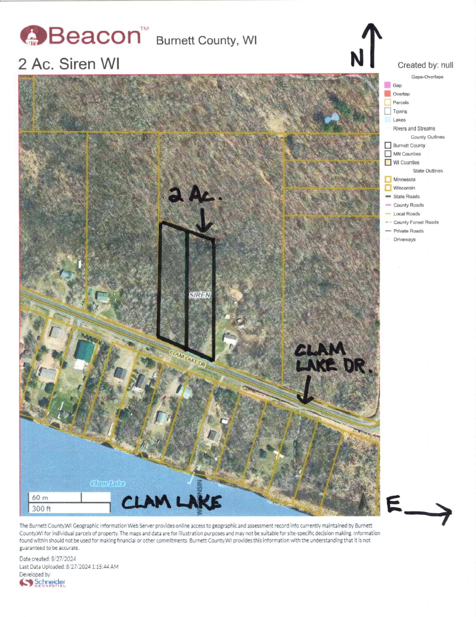 Siren, WI 54872,24XXX Clam Lake DR