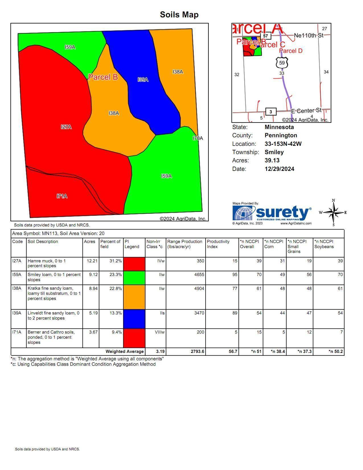 Smiley Twp, MN 56701,Parcel B 110th St NE