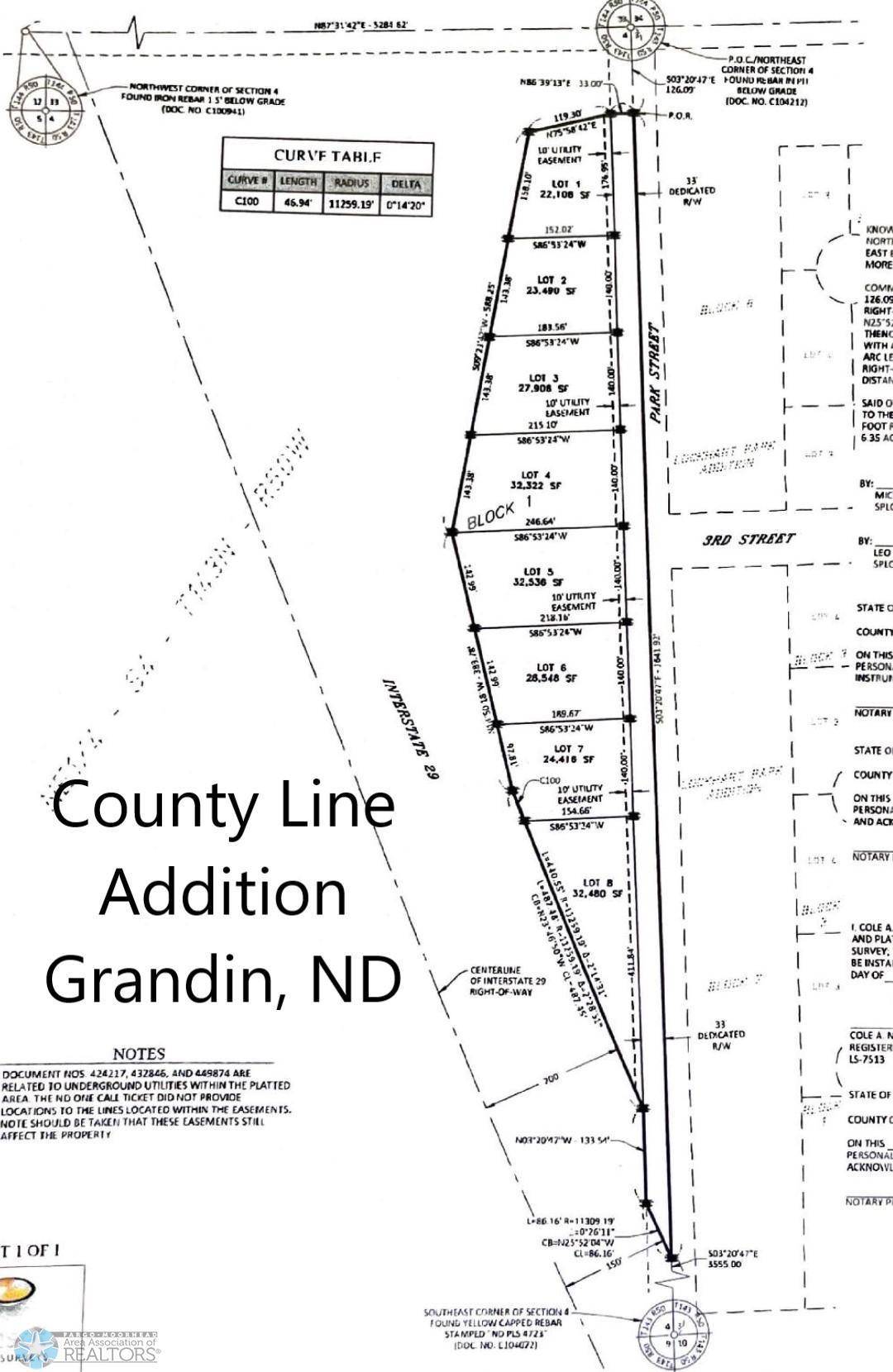 Grandin, ND 58038,Lot 6 County Line Addition