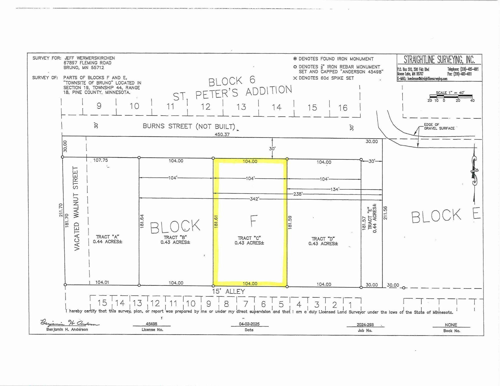 Bruno, MN 55712,TBD-Lot C Burns ST