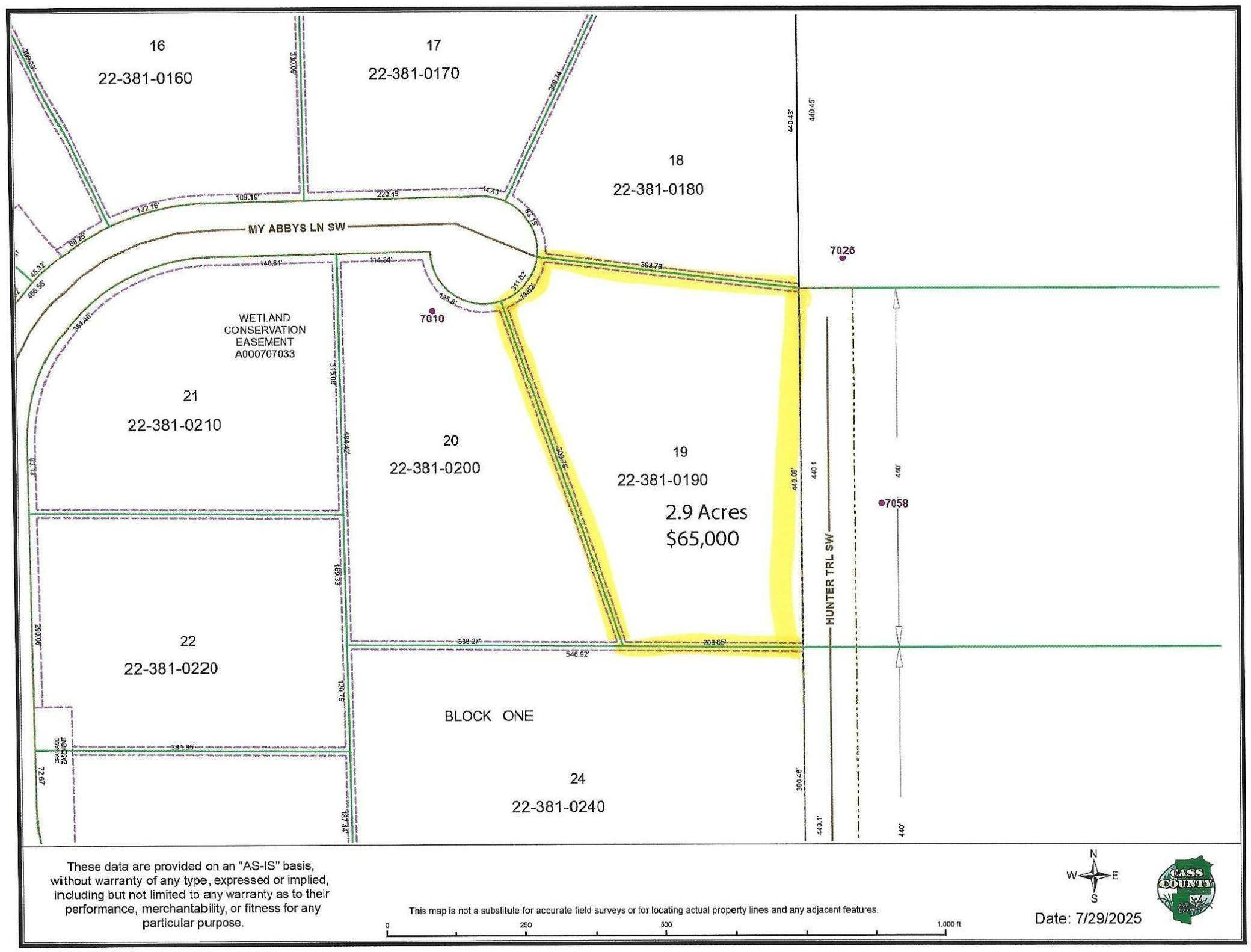 Pequot Lakes, MN 56472,XXX19 My Abbys Way Lane SW