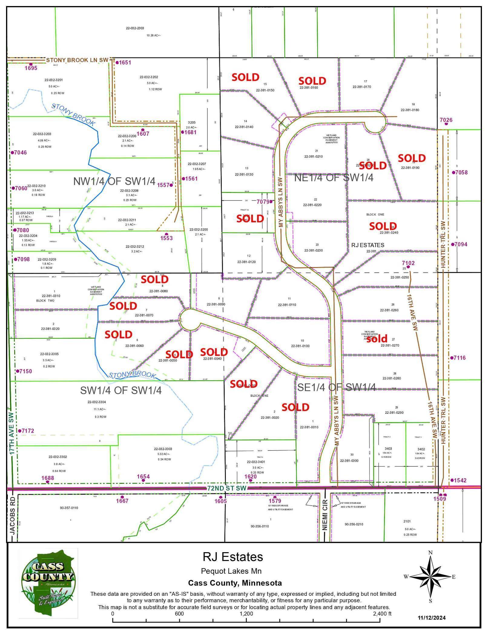 Pequot Lakes, MN 56472,TBD X23 My Abbeys Way Lane SW