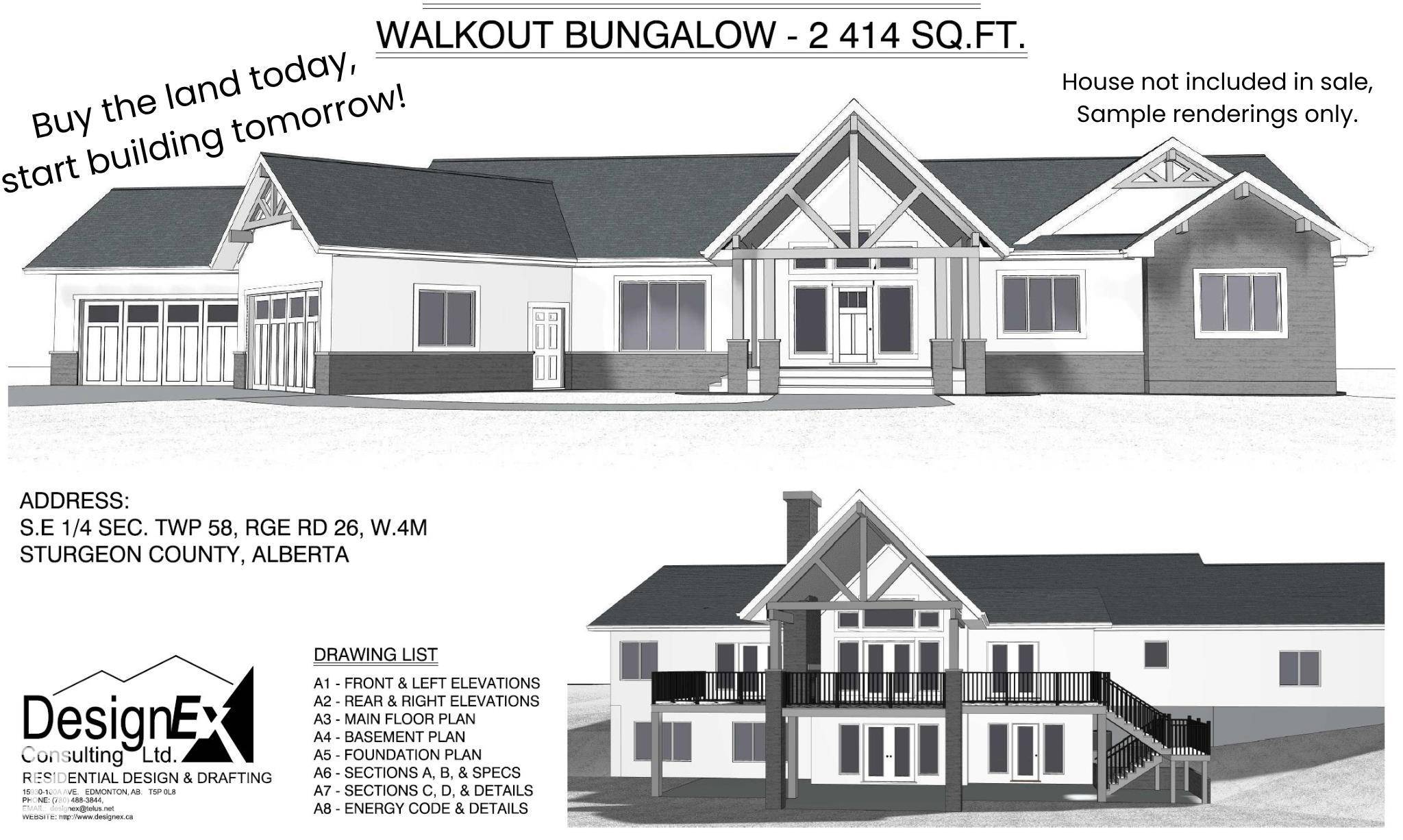 Rural Sturgeon County, AB T0G 1L1,TWP 580 Rge Rd 260