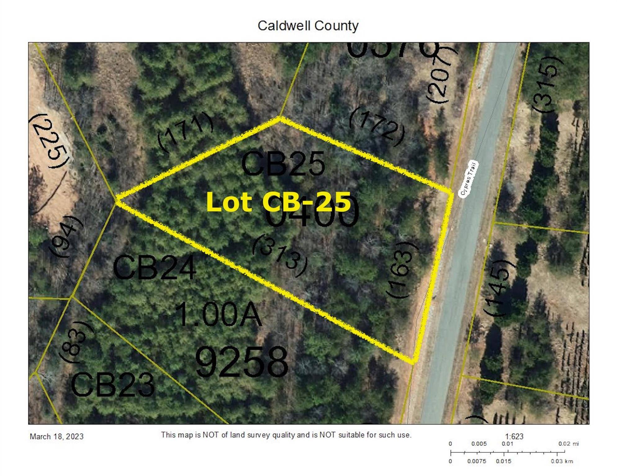 Lenoir, NC 28645,0.803 acre Lot CB-25 Cypress TRL #Lot CB-25