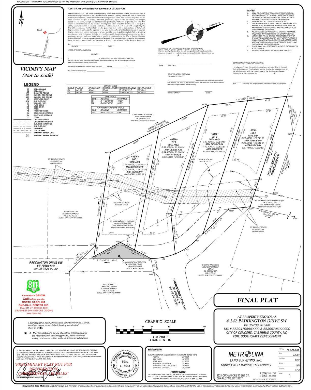 Concord, NC 28025,142 Paddington DR SW #LOT 2