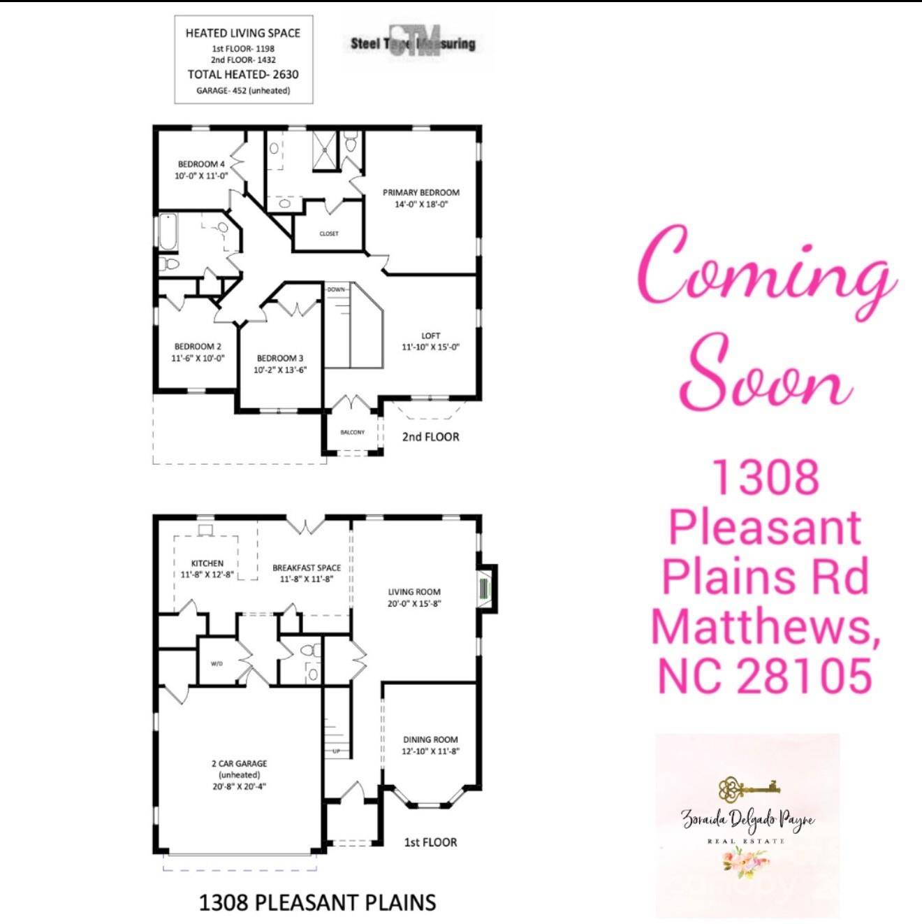 Matthews, NC 28105,1308 Pleasant Plains RD