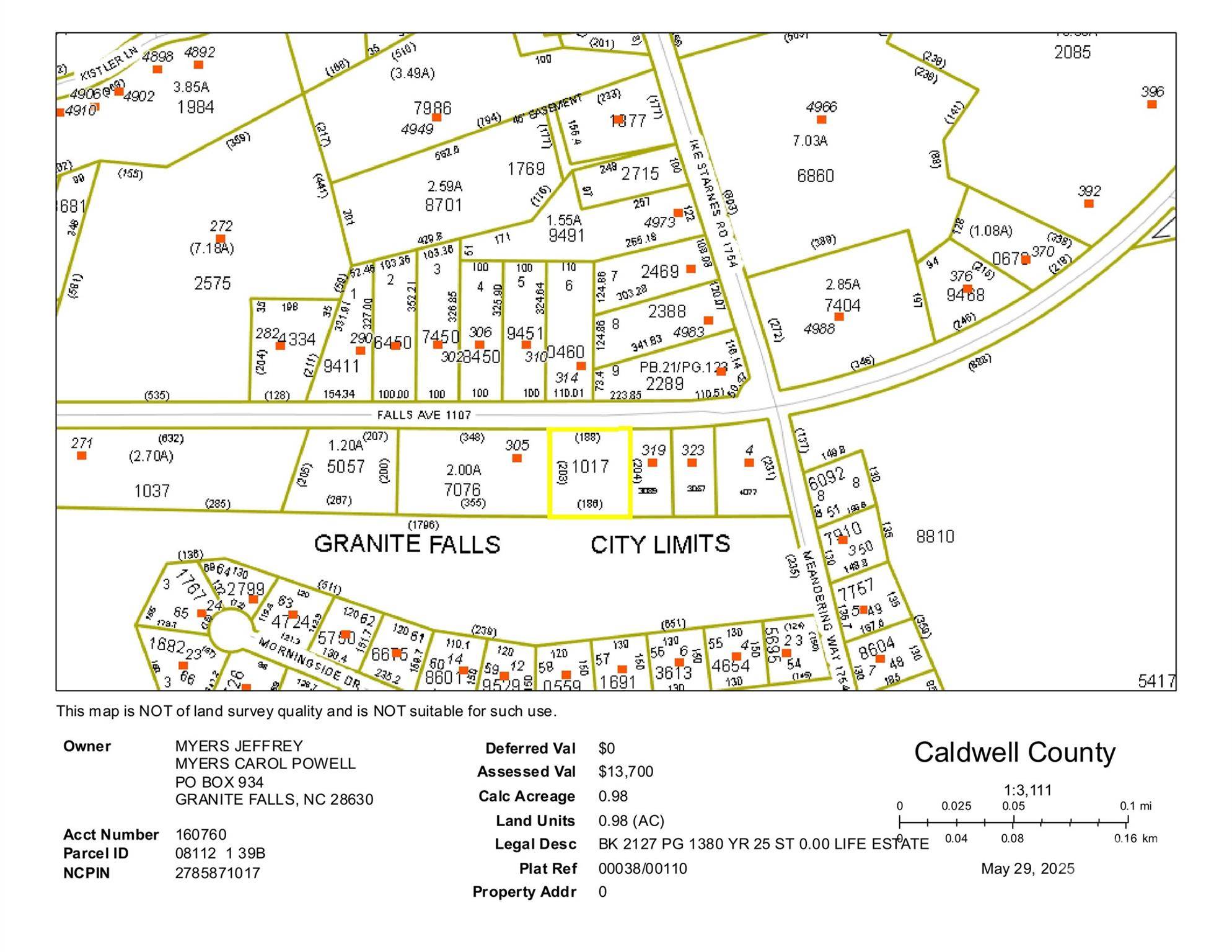 Granite Falls, NC 28630,00 Falls AVE