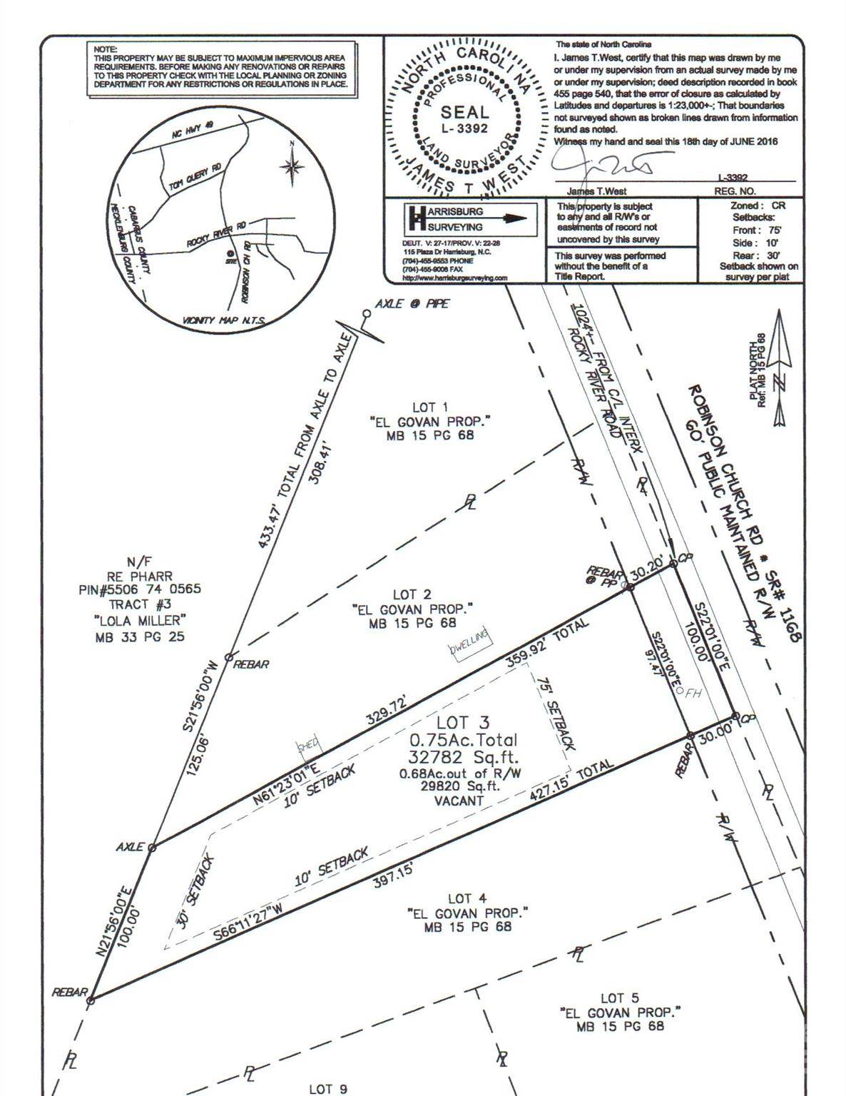 Harrisburg, NC 28075,9230 Robinson Church RD #3