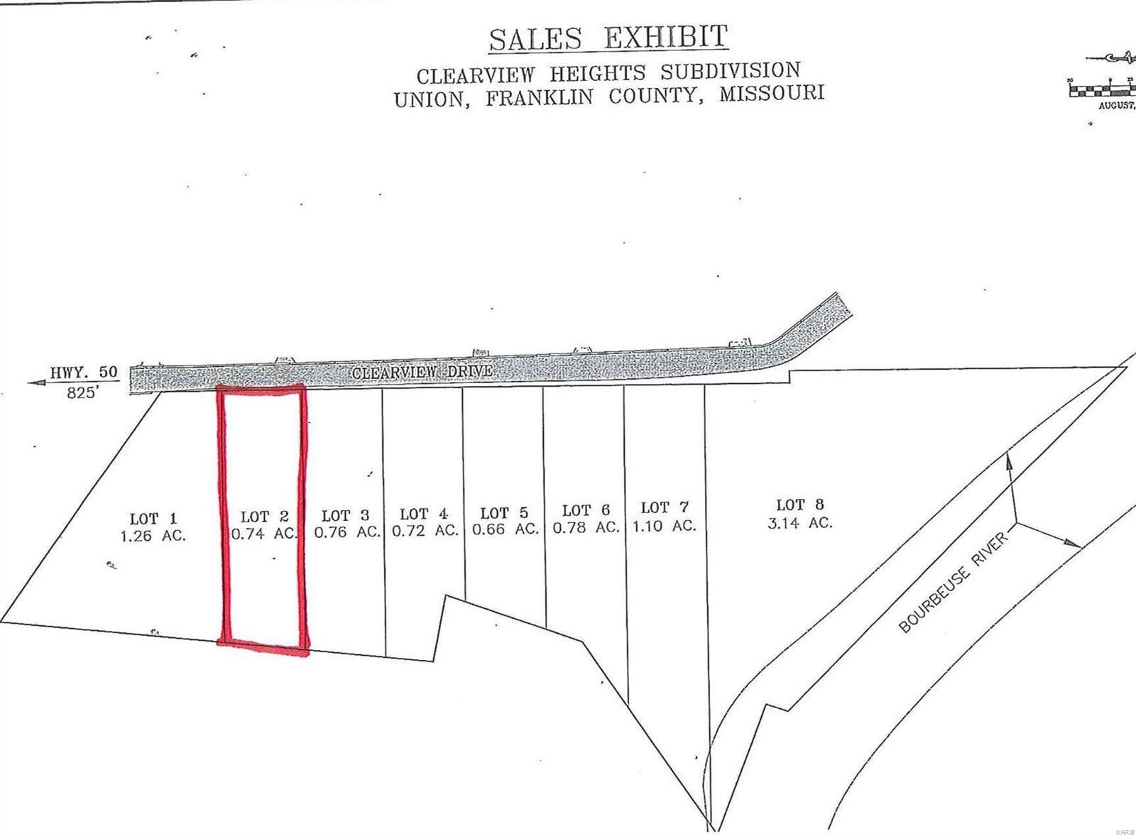 Union, MO 63084,0 Lot 2  CLEARVIEW DR