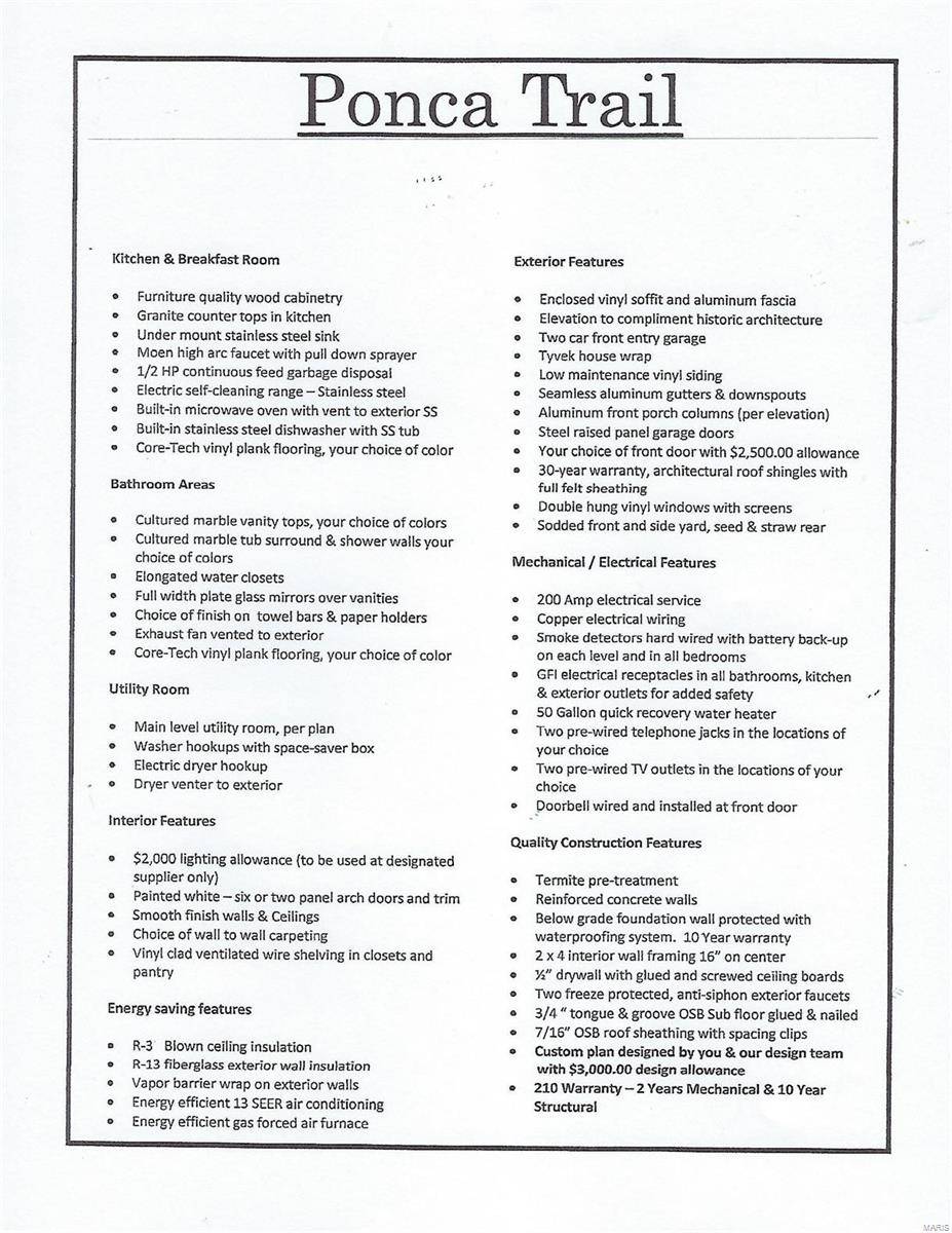 Kirkwood, MO 63122,52 TBB Ponca Trail