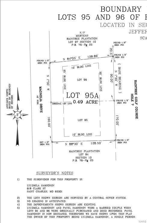 Hillsboro, MO 63050,9694 Lot 95A (.5 acre) Magnolia Dr