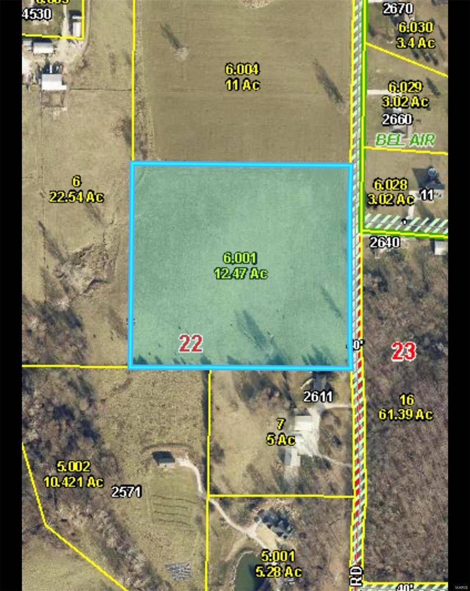 Moscow Mills, MO 63362,0 12 acres (+/-) N Cappel Rd