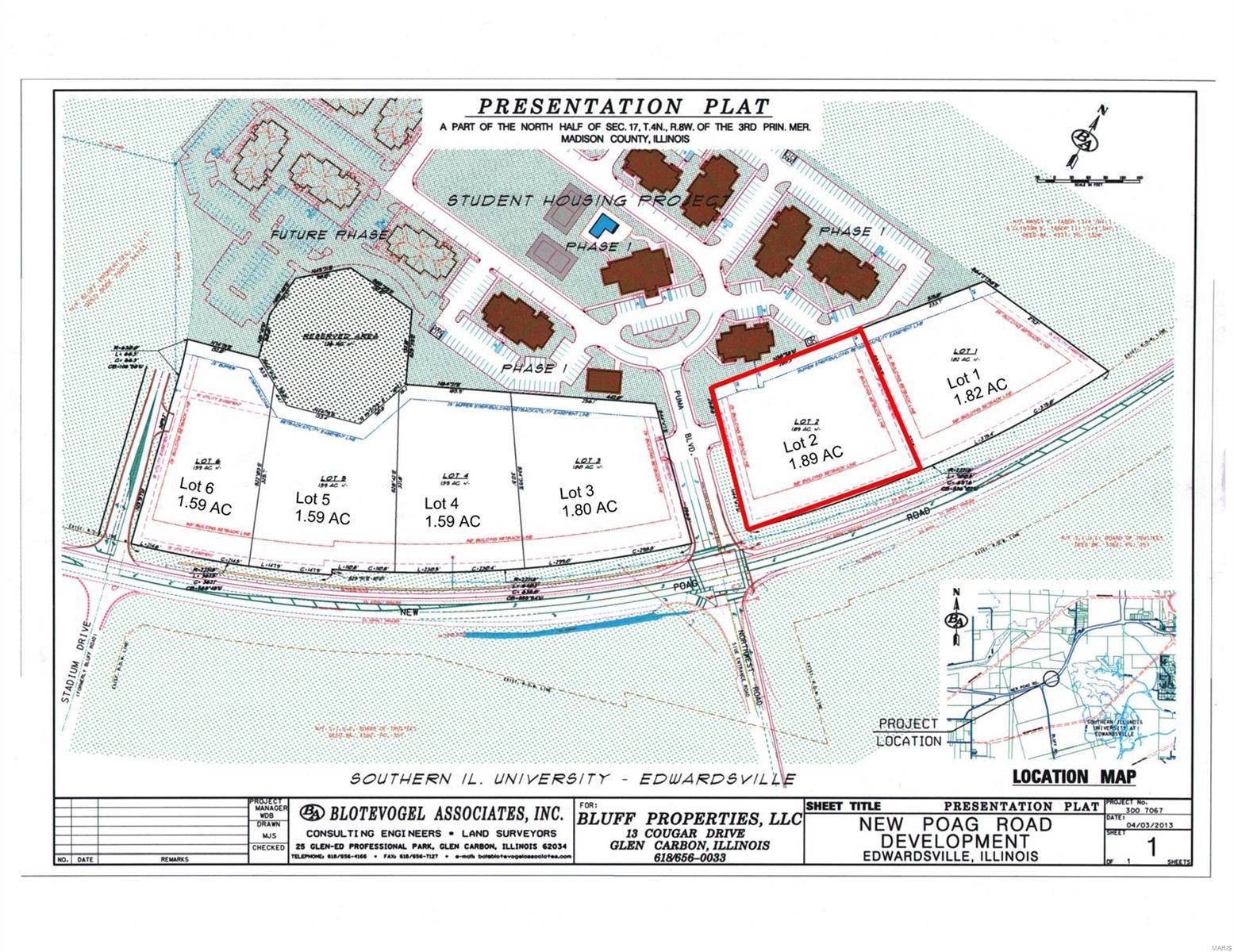 Edwardsville, IL 62025,0 NE New Poag Road - Lot 2