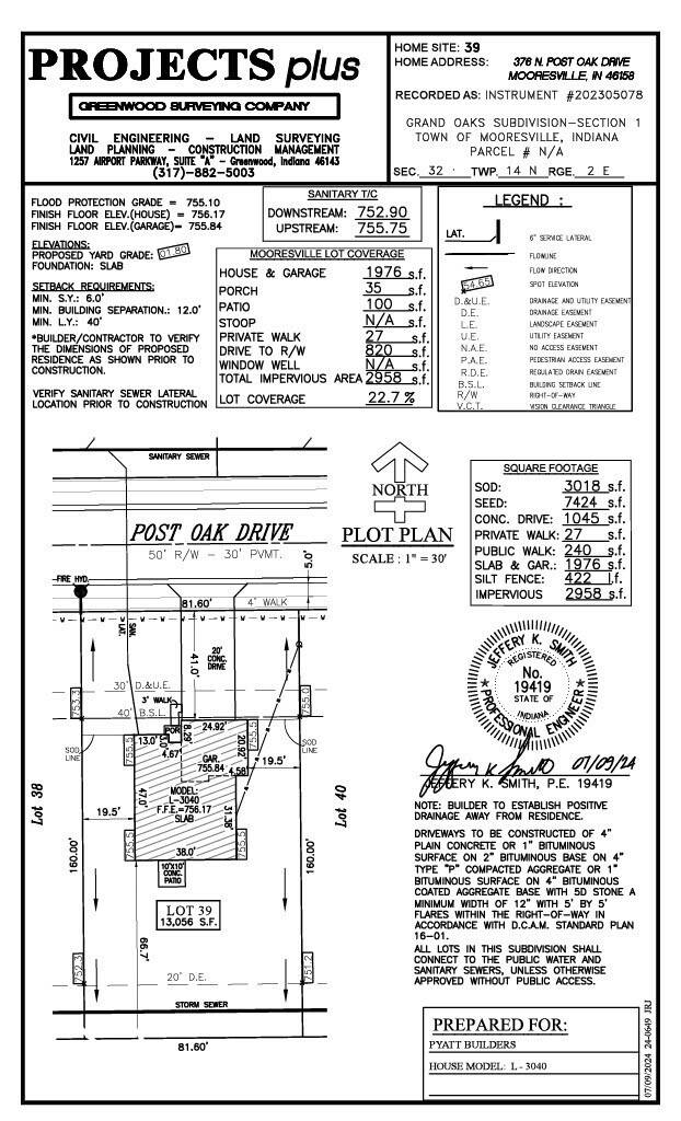 Mooresville, IN 46158,376 N Post Oak DR